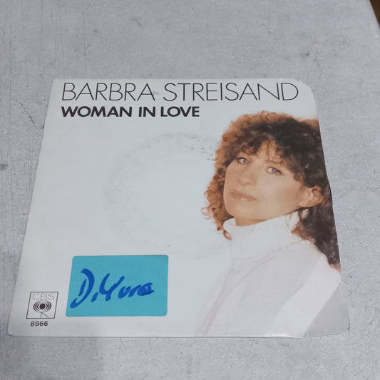 Barbra Streisand - Woman In Love / Run Wild (7'') Simple VG+