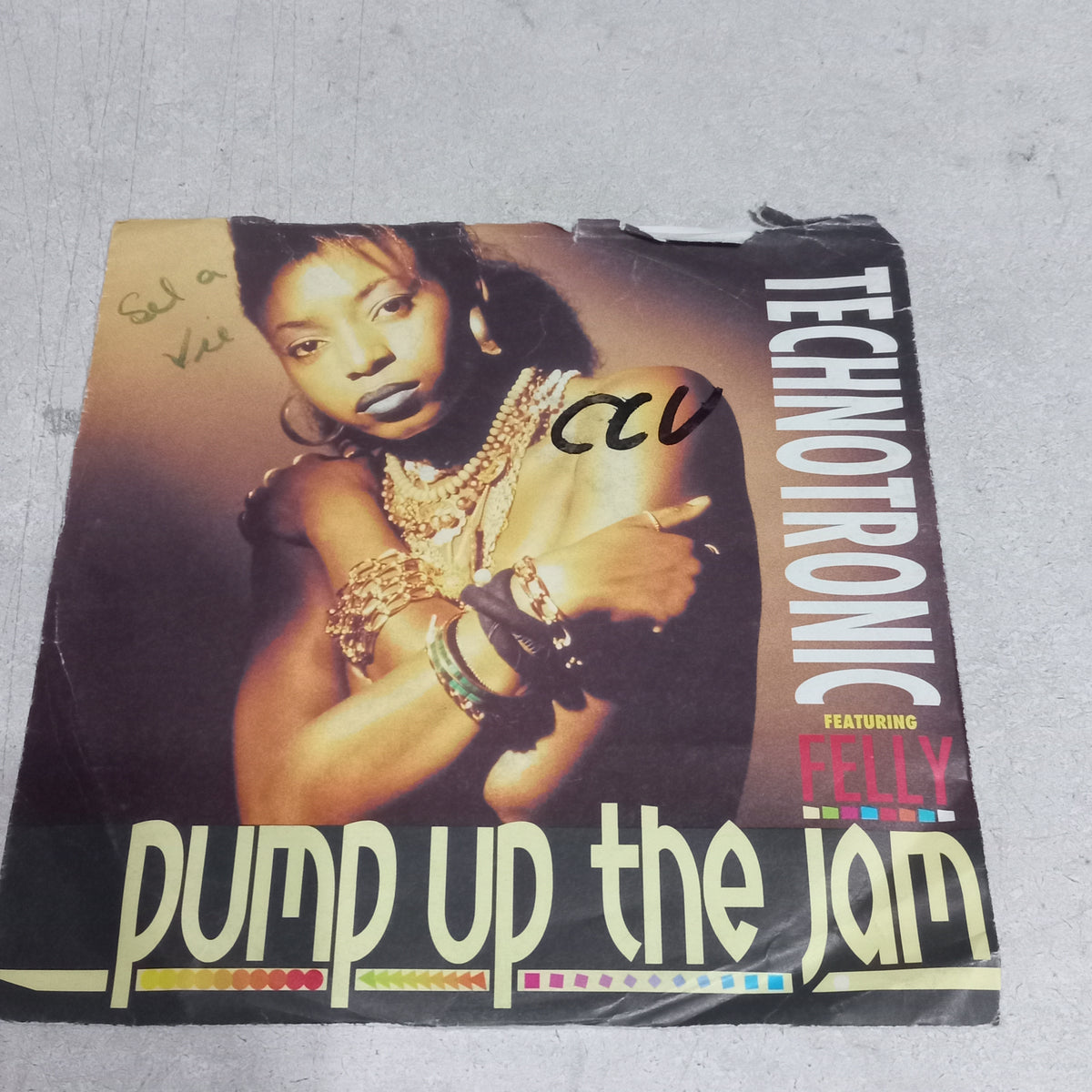 Technotronic - Pump Up The Jam (7'') Simple VG+