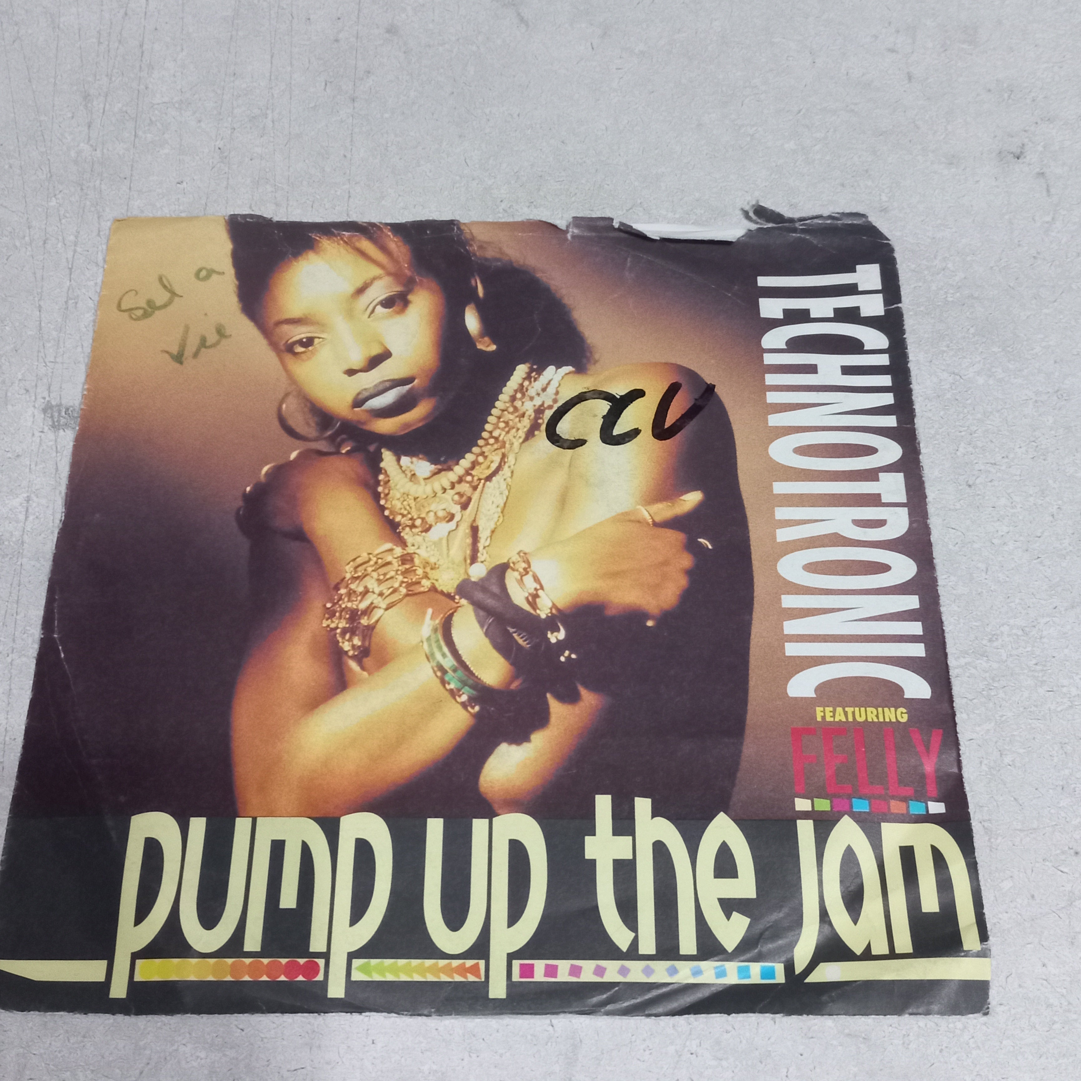 Technotronic - Pump Up The Jam (7'') Simple VG+