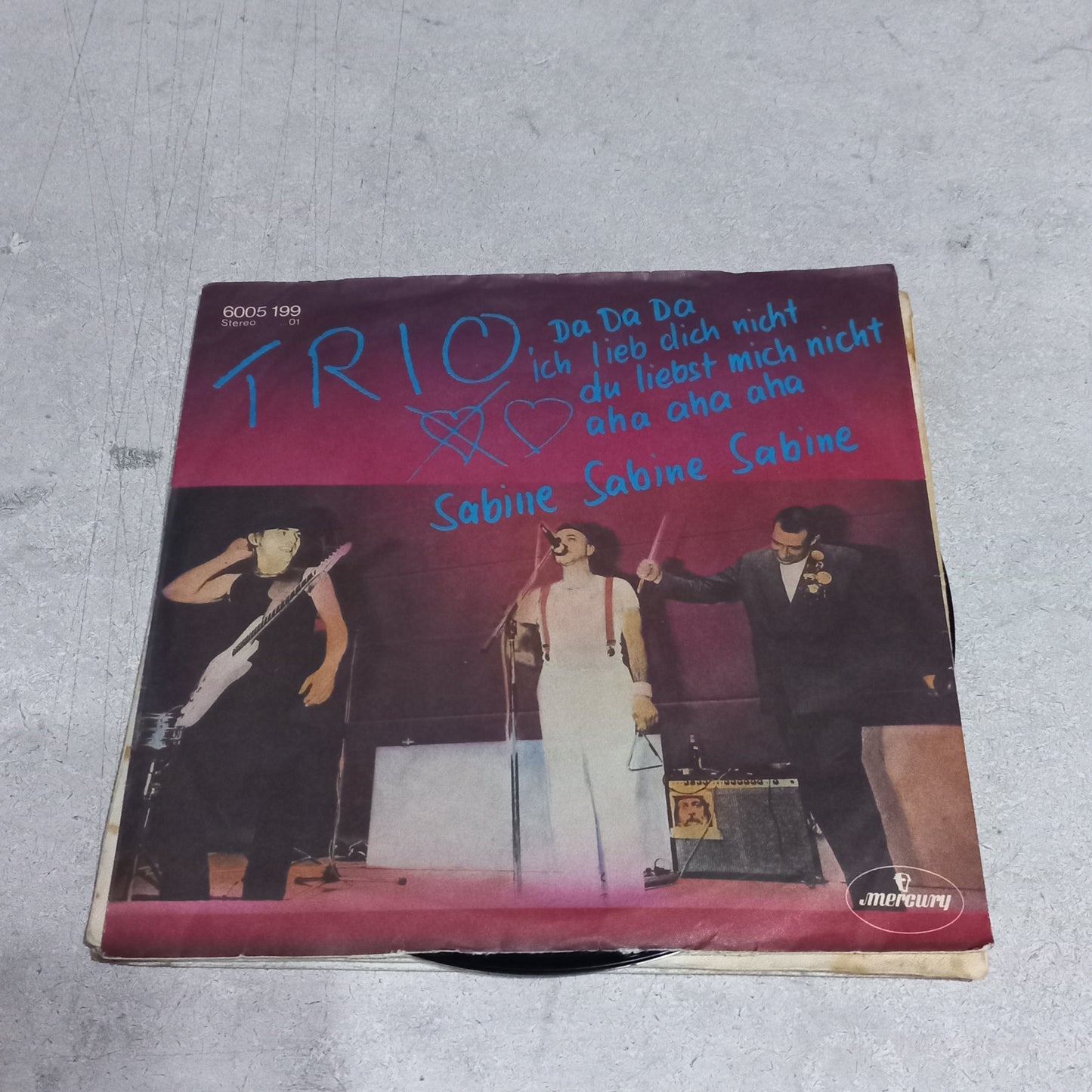 Trio - Da Da Da Ich Lieb Dich Nicht Du Liebst Mich Nicht Aha Aha Aha / Sabine Sabine Sabine (7'') Simple VG+
