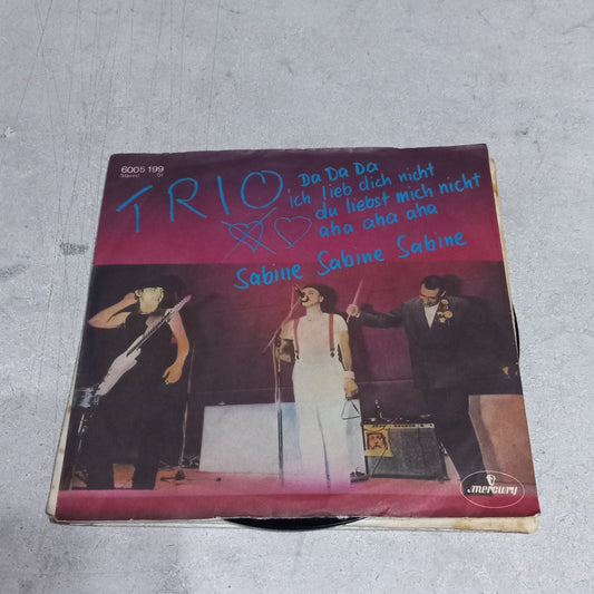 Trio - Da Da Da Ich Lieb Dich Nicht Du Liebst Mich Nicht Aha Aha Aha / Sabine Sabine Sabine (7'') Simple VG+
