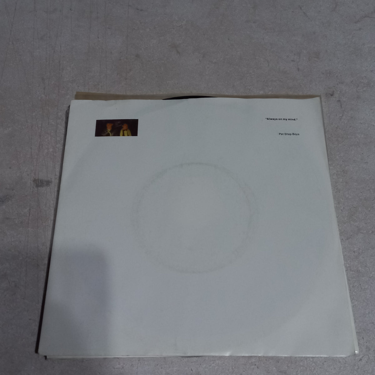 Pet Shop Boys Allways on My Mind (7'') Simple VG+