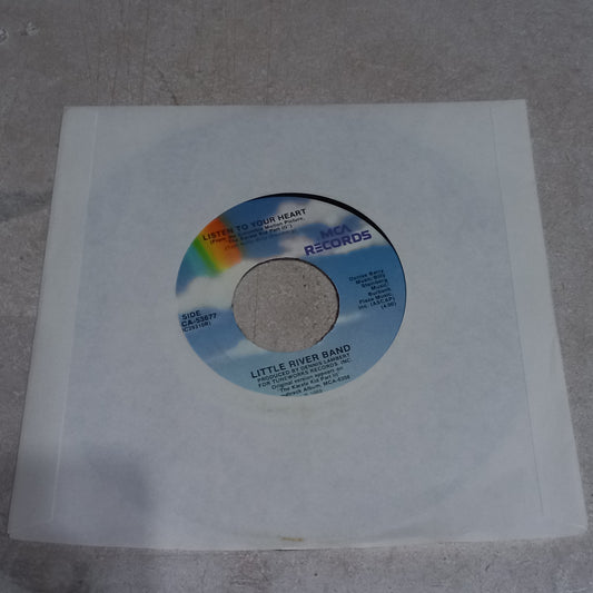 Little River Band - Listen To Your Heart/High Wire (7'') Simple VG+