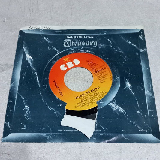 USA For Africa - We Are The World (7'') Simple VG+