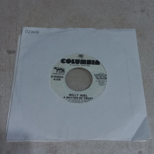 Billy Joel - A Matter Of Trust (7'') Simple VG+