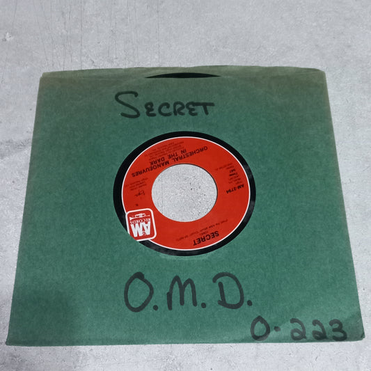 Orchestral Manœuvres In The Dark* - Secret (7", Single) (Virgin - VS796) Simple VG+