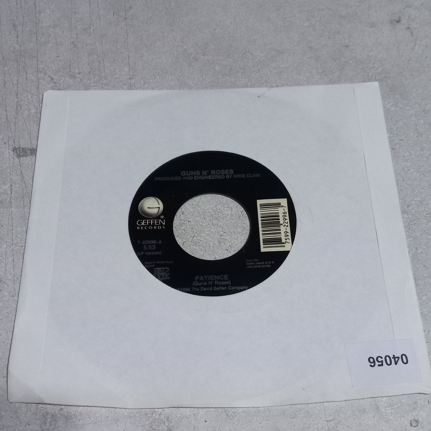 Guns N' Roses - Patience (7'') Simple VG+