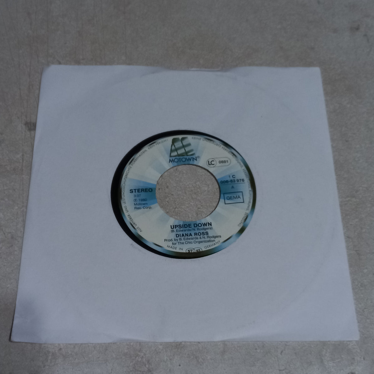 Diana Ross - Upside Down (7'') Simple VG+