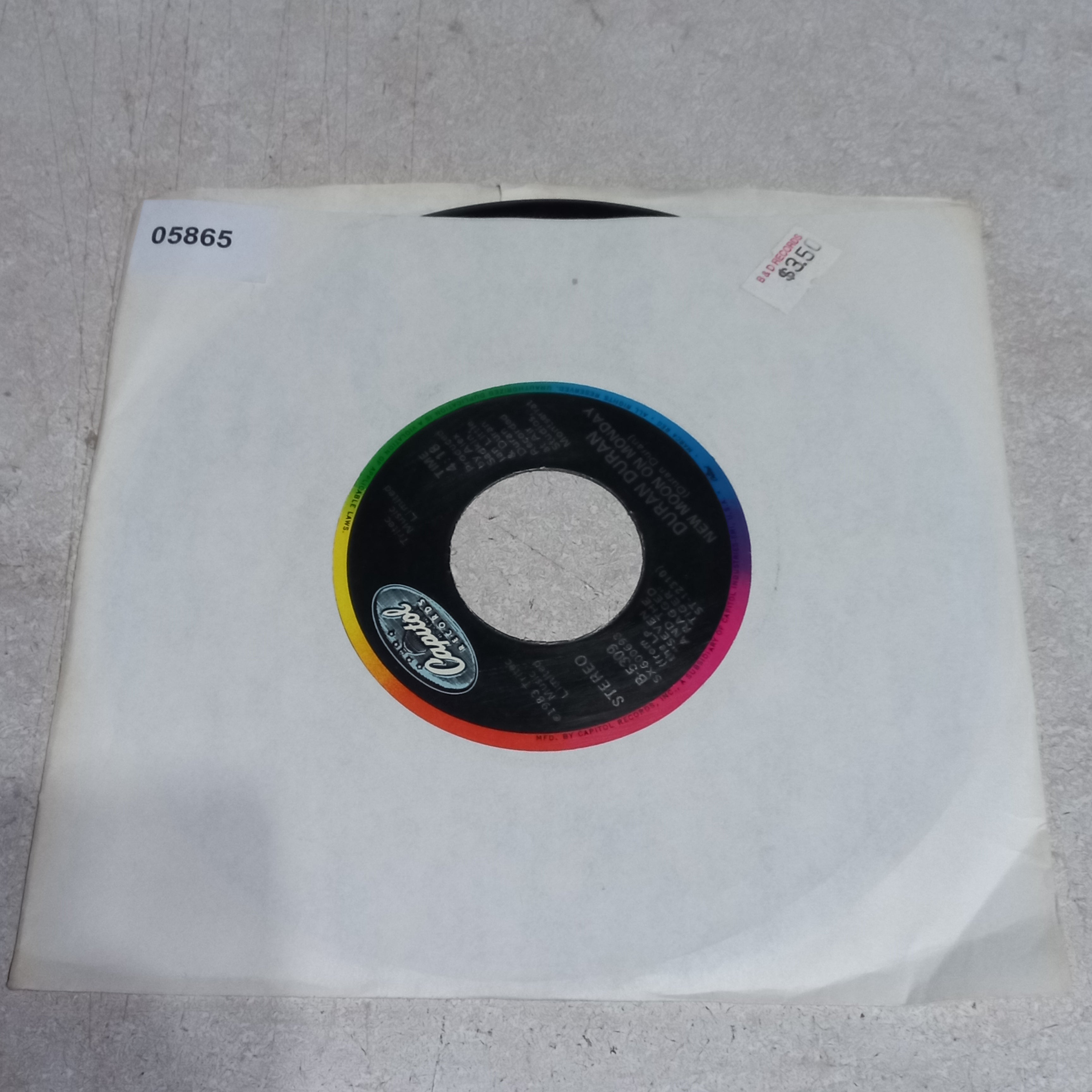 Duran Duran - New Moon On Monday (7'') Simple VG+