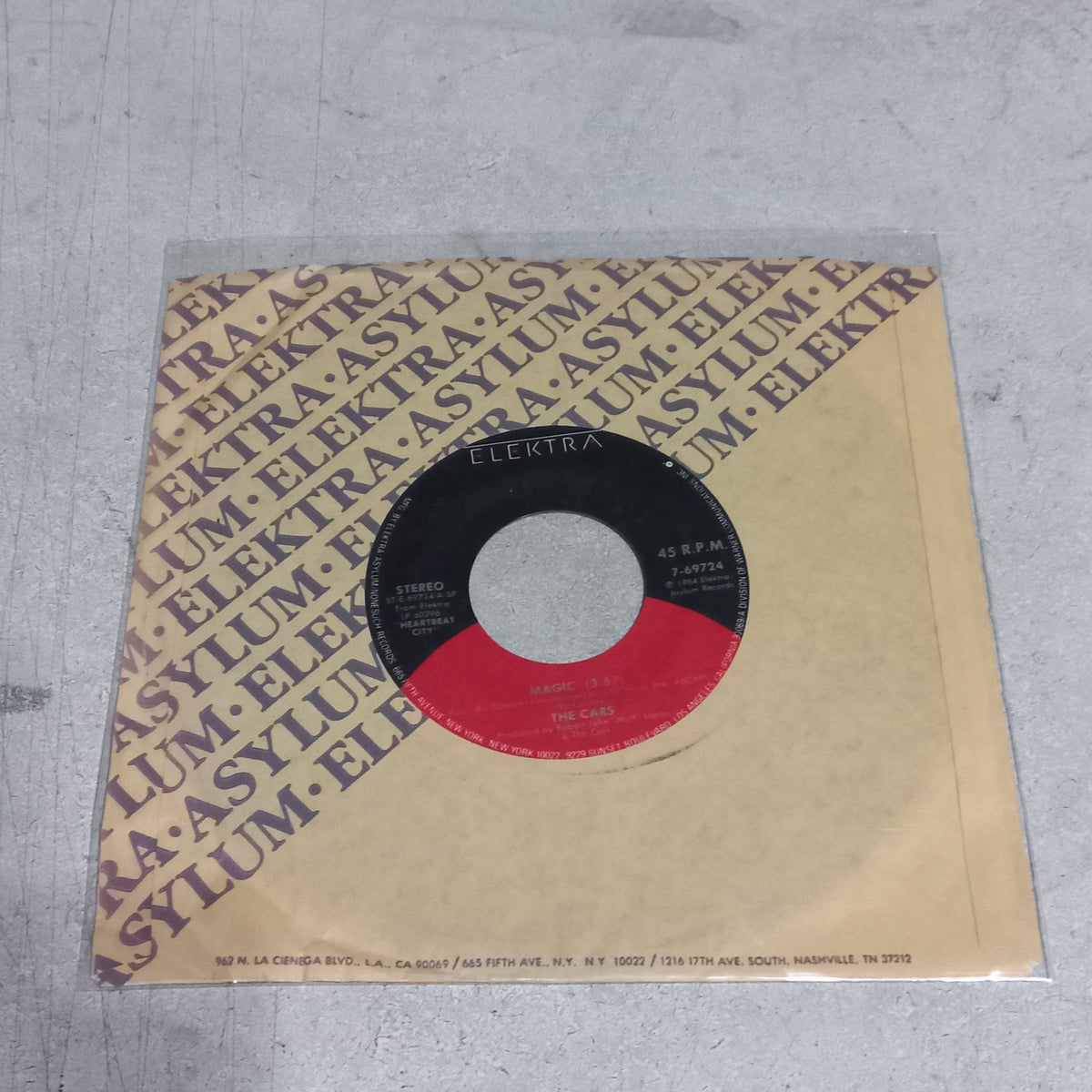 The Cars - Magic (7'') Simple VG+