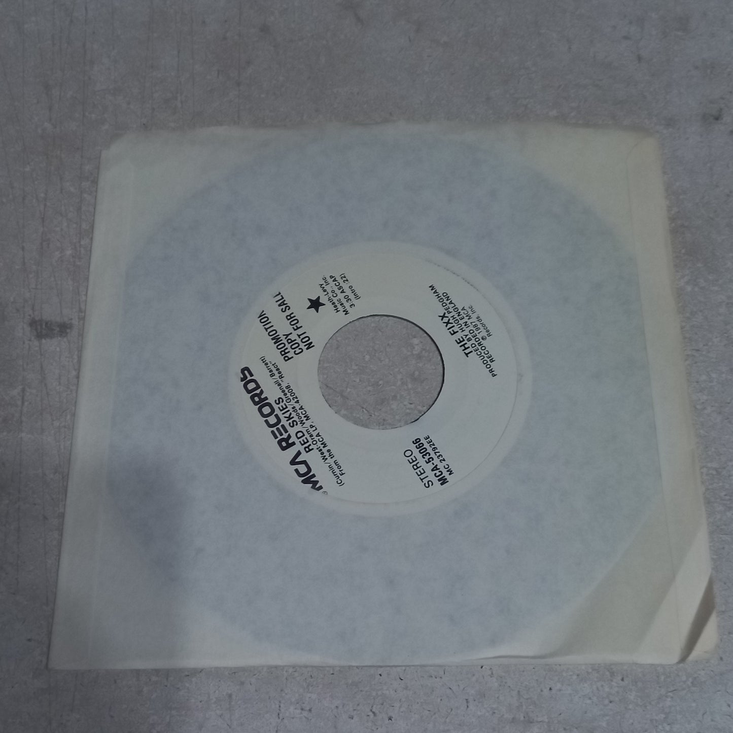 The Fixx - Red Skies (7'') Simple VG+