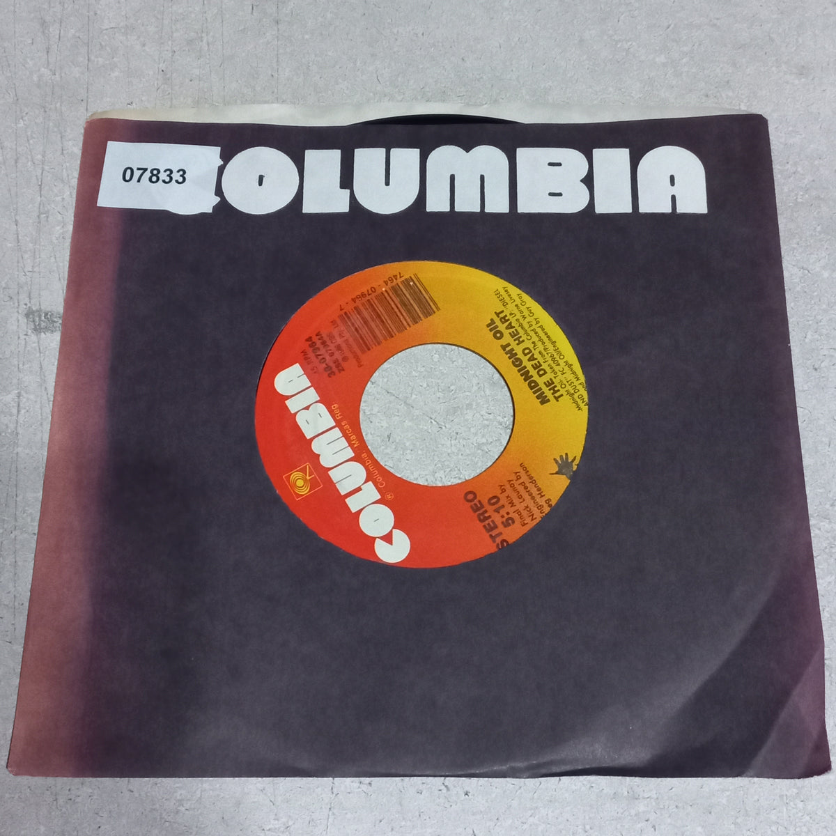 Midnight Oil - The Dead Heart / Kosciusko (7'') Simple VG+