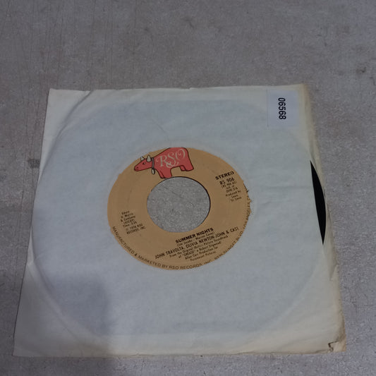 Olivia Newton-John - Summer Nights / Rock 'N' Roll Party Queen (7'') Simple VG+
