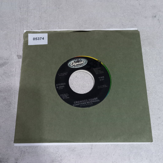 Crowded House - Something So Strong (7'') Simple VG+