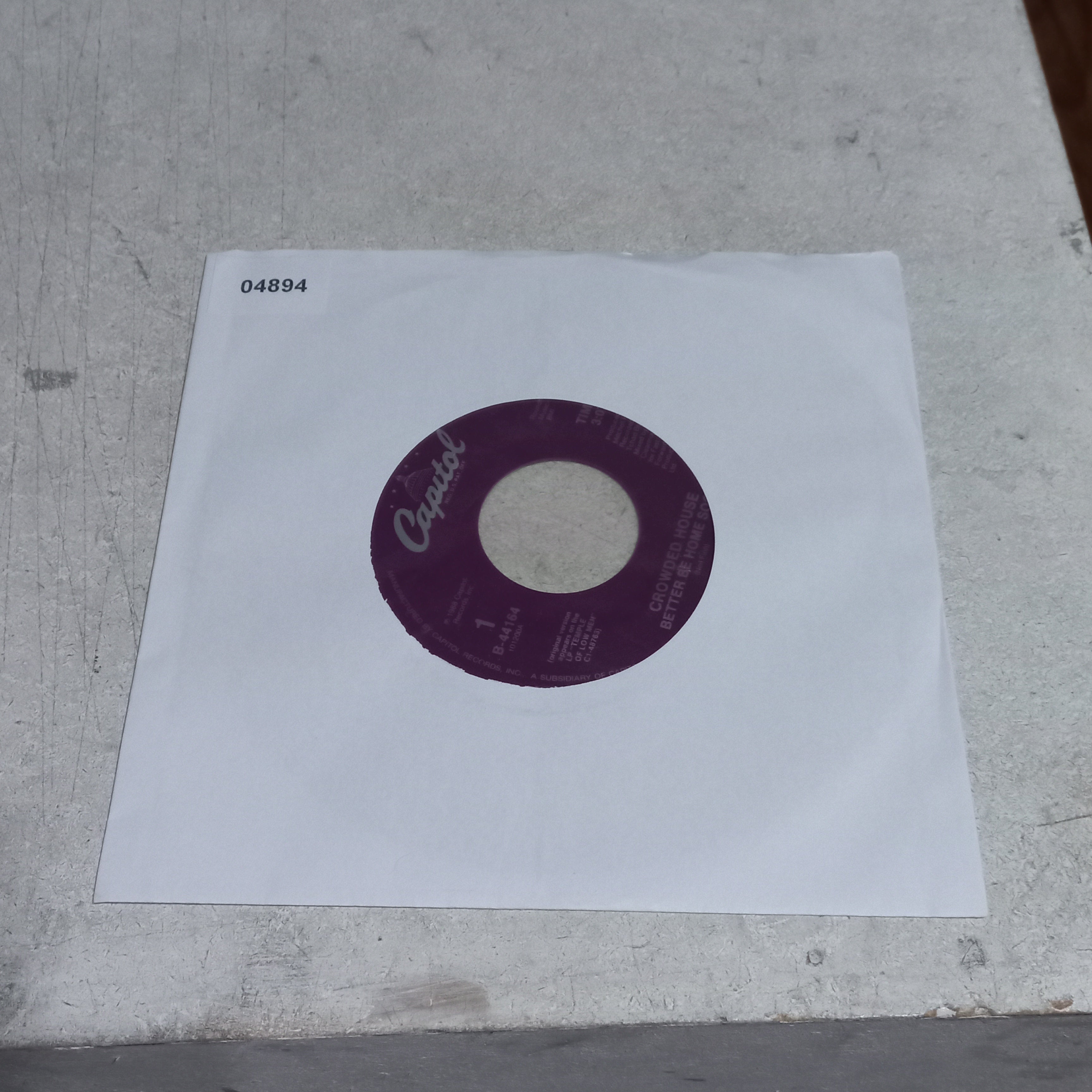 Crowded House - Better Be Home Soon (7'') Simple VG+