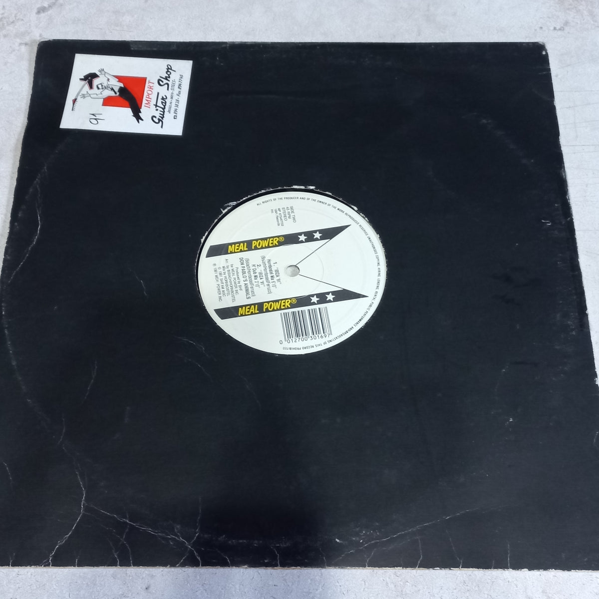 Don Pablo's Animals - Ibiza '91 / Smoke On The Water (12") (Meal Power - MP 875467/33) - MAXI VG+ O Nm