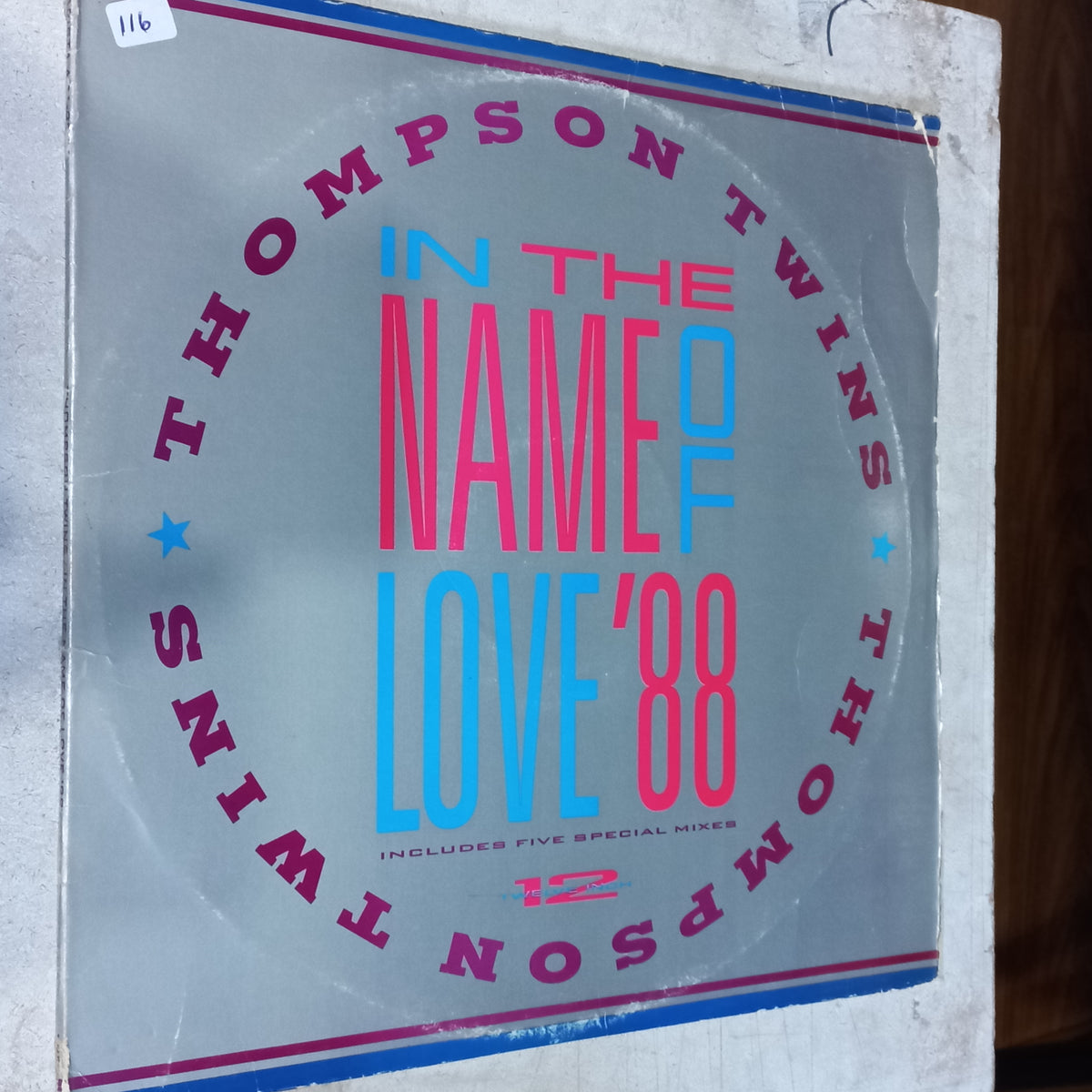 Thompson Twins - In The Name Of Love '88 (12", Single) (Aris - MAXI VG+ O Nm