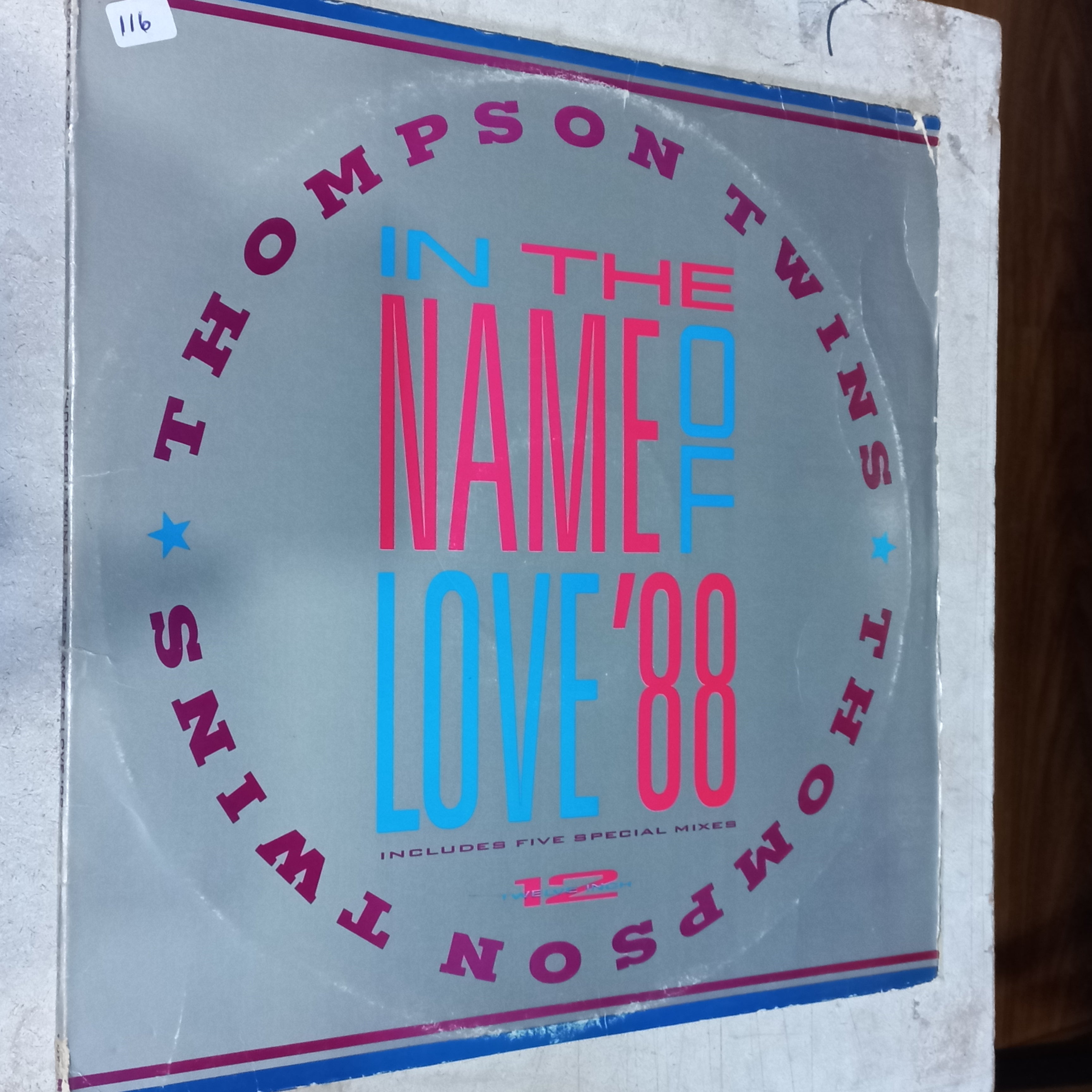 Thompson Twins - In The Name Of Love '88 (12", Single) (Aris - MAXI VG+ O Nm