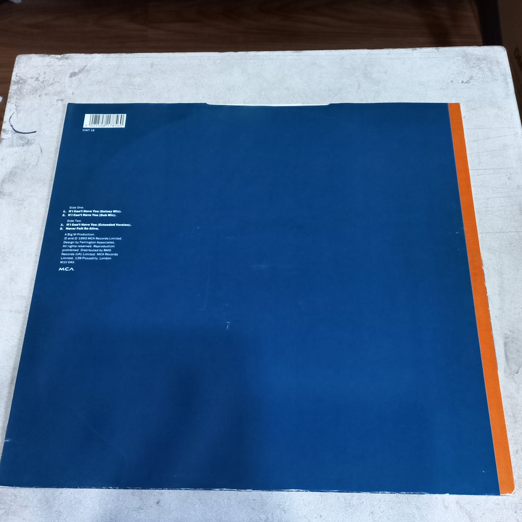 Kim Wilde - If I Can't Have You (12") (MCA Records - KIMT 18) - MAXI VG+ O Nm