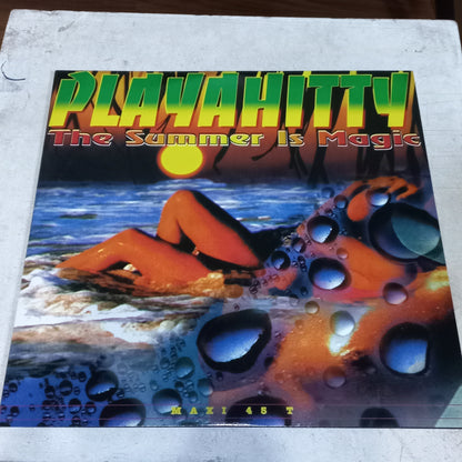 Playahitty - The Summer Is Magic (12", RE, Red) (Dance On The Beat Records - DOTB 12R) - MAXI VG+ O Nm