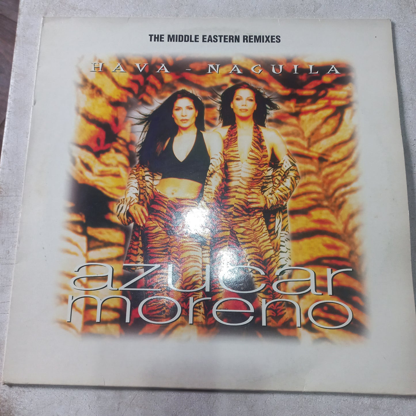 Azucar Moreno - Hava Naguila (12", Maxi, Promo) (Epic - SAMPMS 4422) - MAXI VG+ O Nm