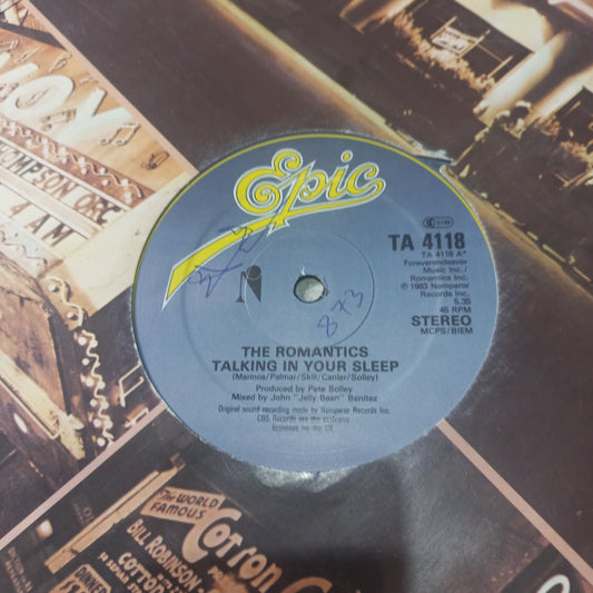 The Romantics - Talking In Your Sleep (12") (Epic - TA 4118) - MAXI VG+ O Nm