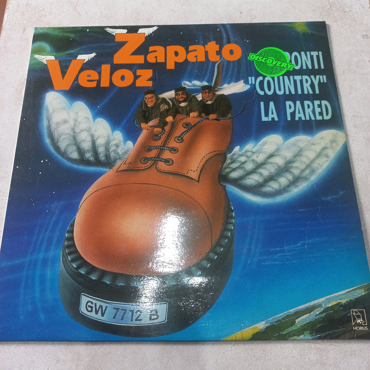 Zapato Veloz - Ponti "Country" La Pared (LP, Album) (Horus, Horus - 41.113, 41. 113) - MAXI VG+ O Nm