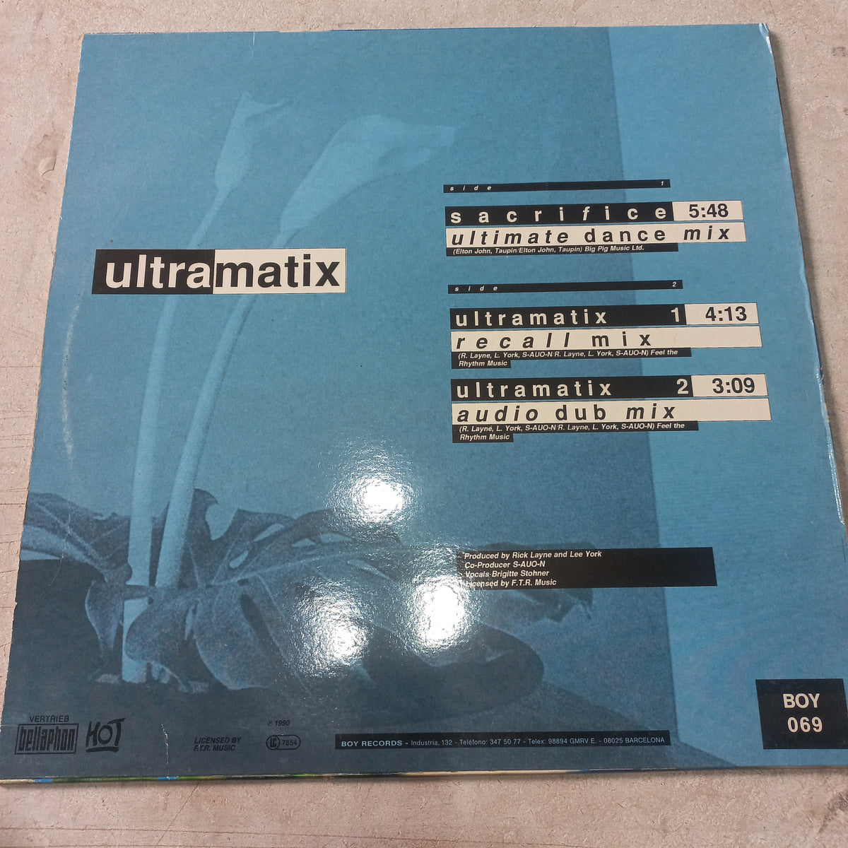 Elton John Ultramax Sacrifice - Maxi VG+