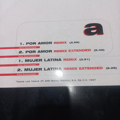 Thalia* - Por Amor & Mujer Latina (The Remixes By ASAP & PM Project) (12") (EMI - 07243 88635868) - MAXI VG+ O Nm