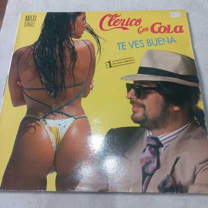 Clericó Con Cola - Te Ves Buena (12", Single) (Zafiro - 201 12768) - MAXI VG+ O Nm