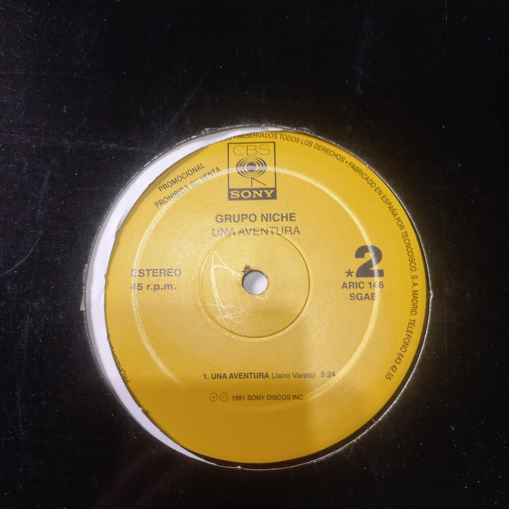 Grupo Niche - Una Aventura (12", Maxi, Promo) (CBS - ARIC 146) - MAXI VG+ O Nm