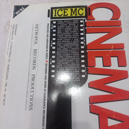 ICE MC - Cinema (12") (Metropol Records - MRP-118-MX) - MAXI VG+ O Nm