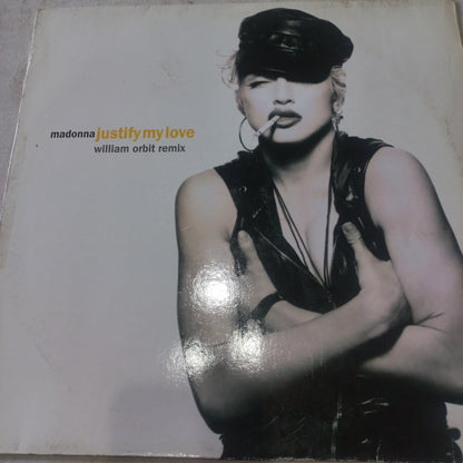 Madonna - Justify My Love (William Orbit Remix) (12") (Sire, Sire, Warner Bros. Records - W 9000 T, 7599-21825-0, W9000T) - MAXI VG+ O Nm