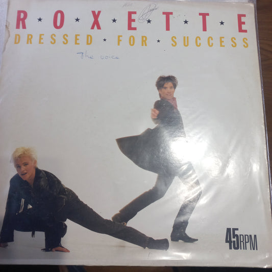 Roxette - Dressed For Success Maxi VG+ (12", Maxi) (Hispavox, Parlophone, Hispavox, Parlophone - 052 13 6353 6, 052-1363536)