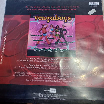 Vengaboys - Boom, Boom, Boom, Boom!! (12") (Blanco Y Negro (2) - MX 946 (M))