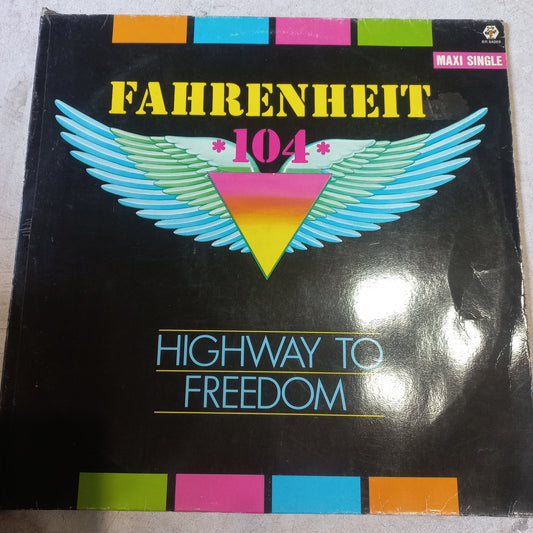 Fahrenheit 104 - Highway To Freedom maxi vg+ (12", Maxi) (Baby Records (2) - BR 54069)