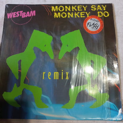 WestBam - Monkey Say, Monkey Do MAXI VG+ (Remix) (12", Maxi) (Max Music - MAX 333)