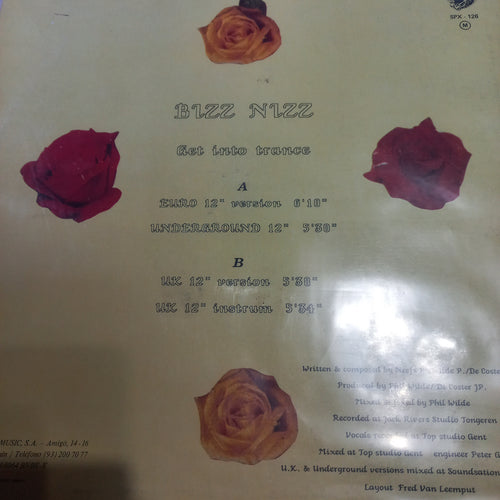 Bizz Nizz - Get Into Trance MAXI VG+ (12") (Spitfire Music - SPX - 126)