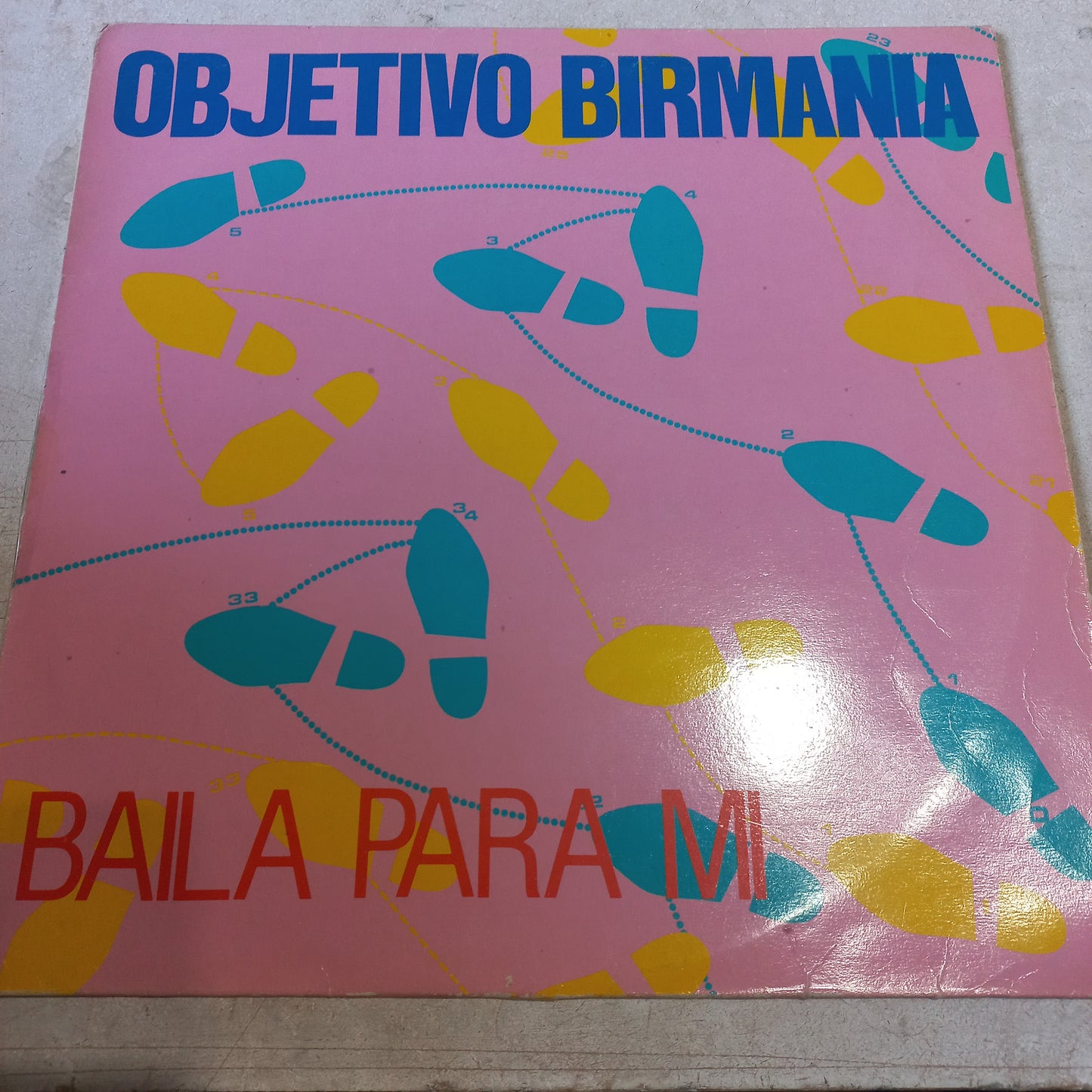 Objetivo Birmania - Baila Para Mí MAXI VG+ (12", Maxi) (WEA - 24 8992-0)