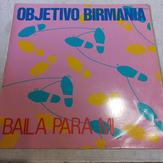 Objetivo Birmania - Baila Para Mí MAXI VG+ (12", Maxi) (WEA - 24 8992-0)