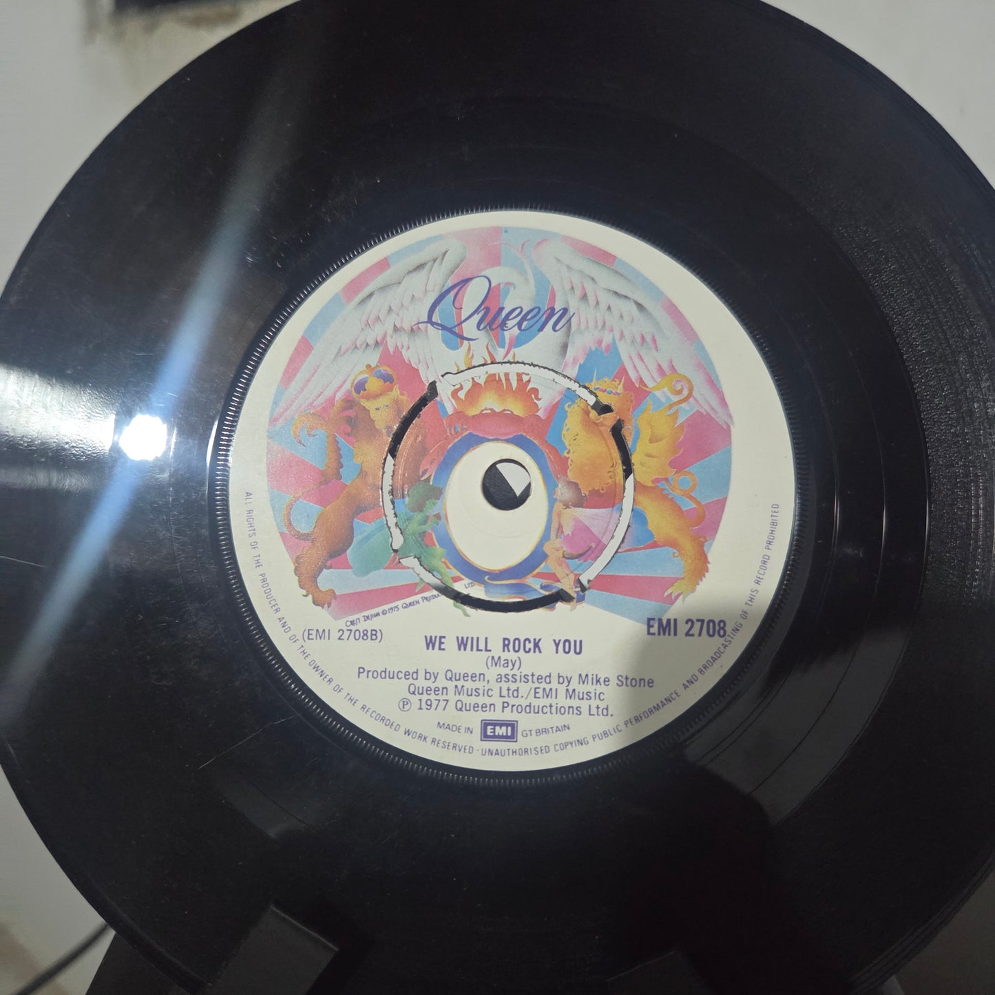 Queen We Will Rock You / We are the Champions (7'') Simple VG+