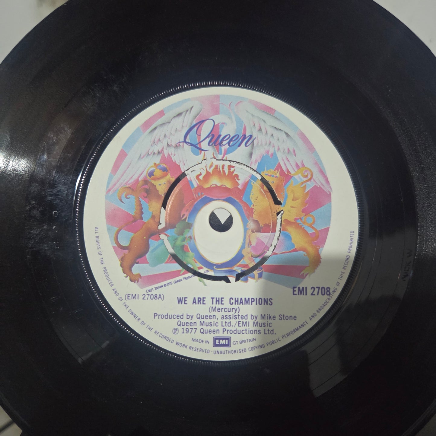 Queen We Will rock You / We Are the Champions (7'') Simple VG+