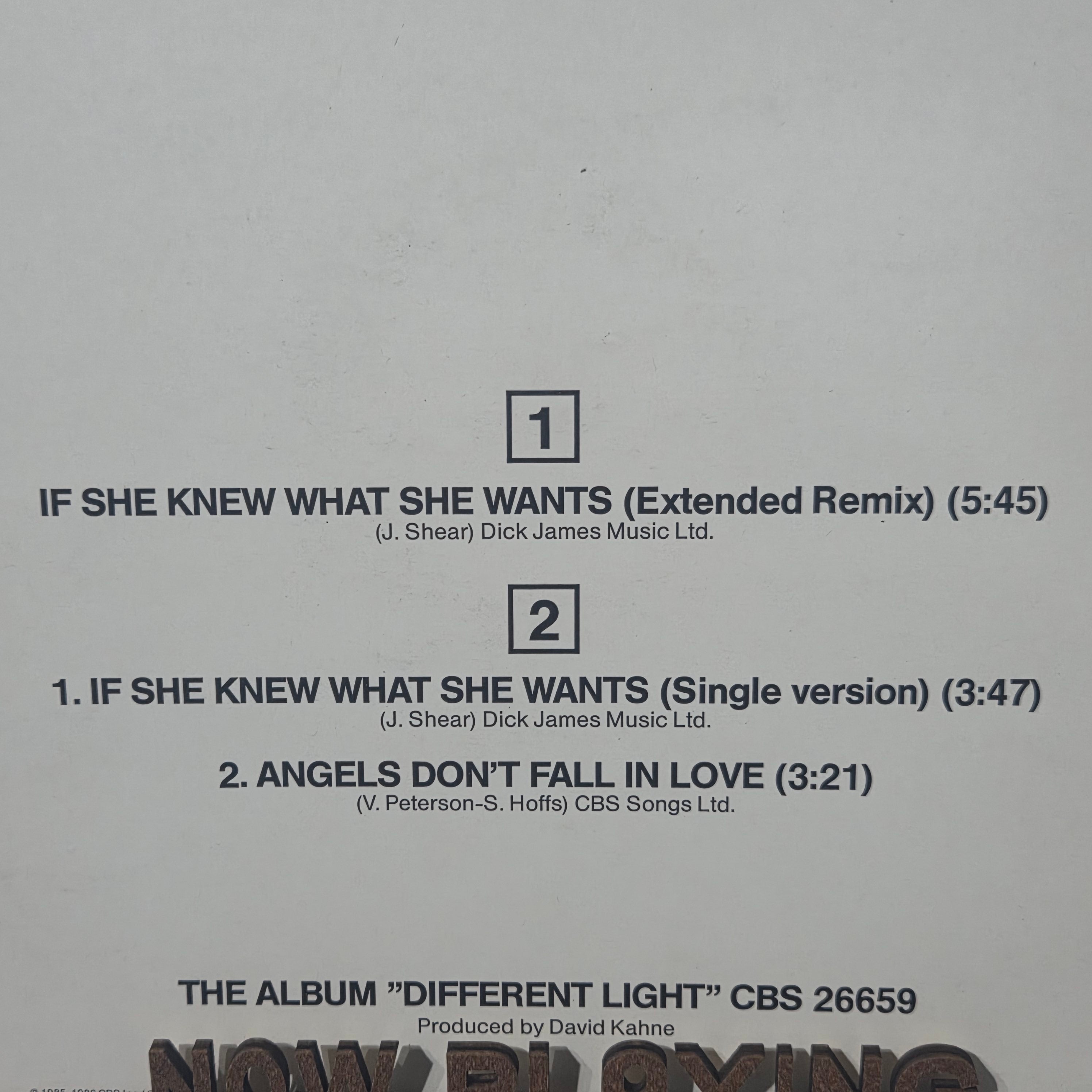 Bangles If She Knew What She Wants MAXI VG+