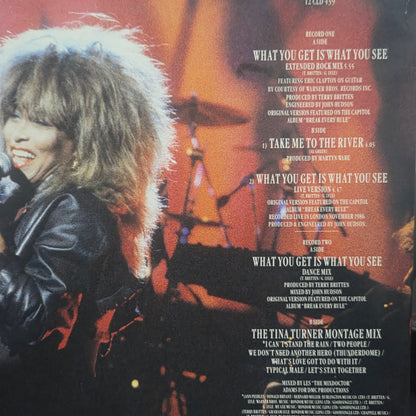 Tina Turner What You Get Is What you See MAXI doble VG+