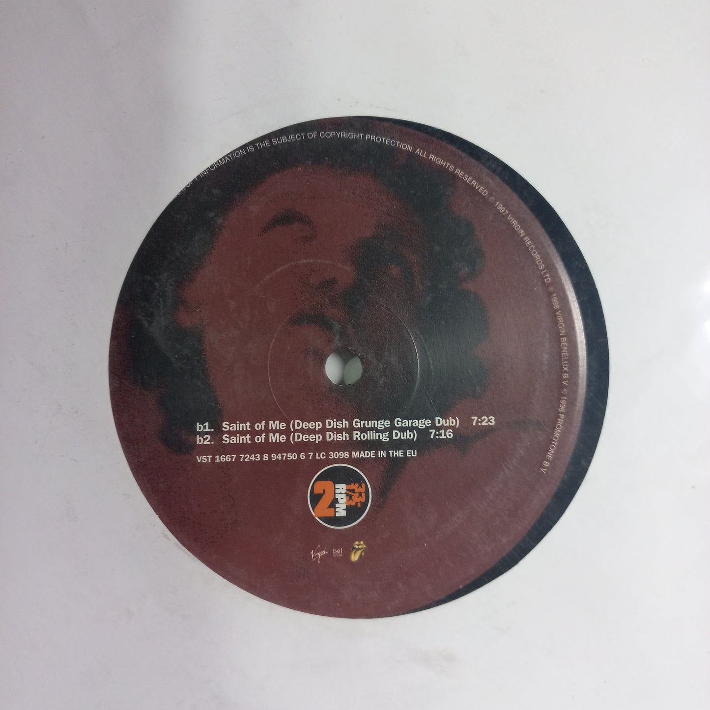 The Rolling Stones Saint of Me MAXI VG+