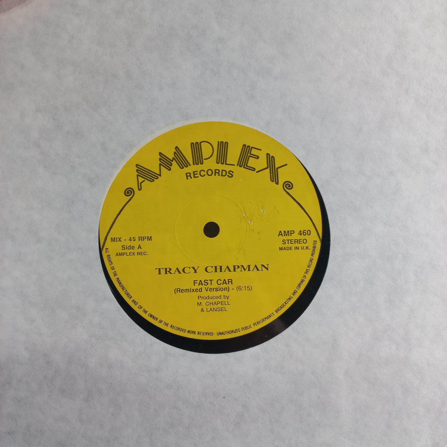 Tracy Chapman Fast Car MAXI VG+
