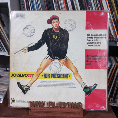 Jovanotti For President Inc. Ragamuffin LP De Epoca VG+ A NM