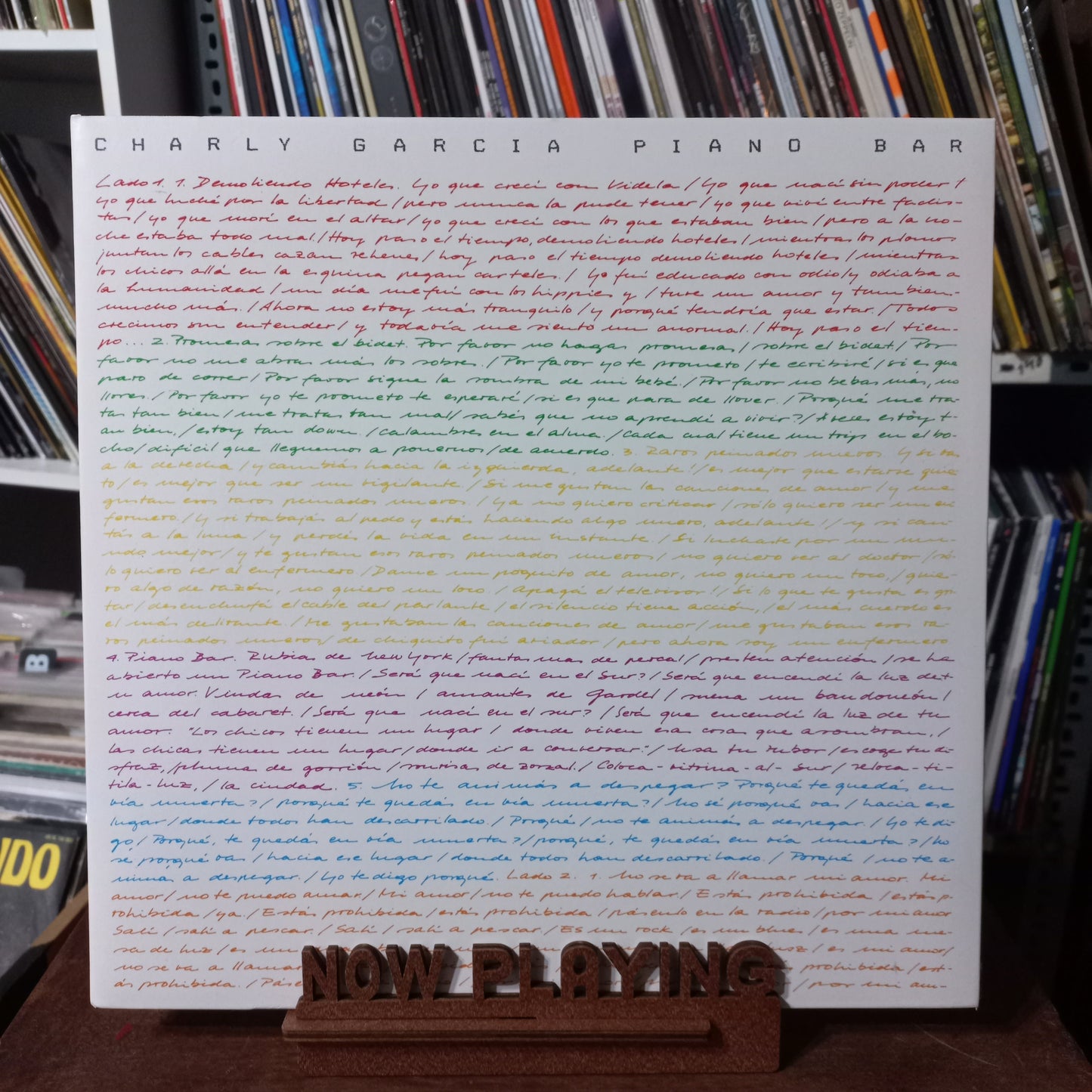 Charly Garcia Piano Bar LP Nuevo