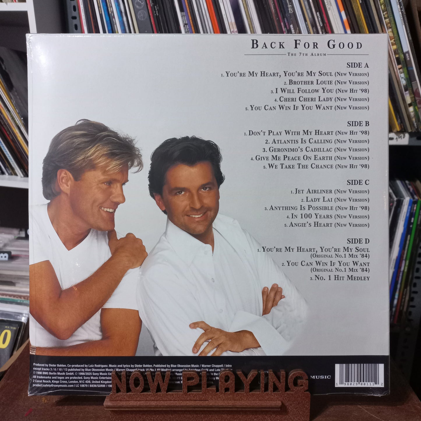 Modern Talking Back For Good Hits LP Nuevo