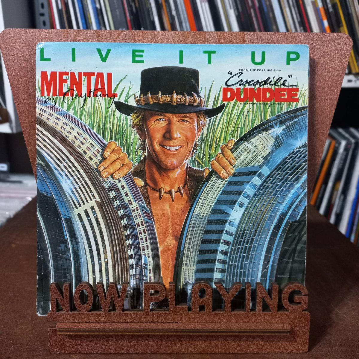 Mental As Anything Live It Up (7'') Simple VG+